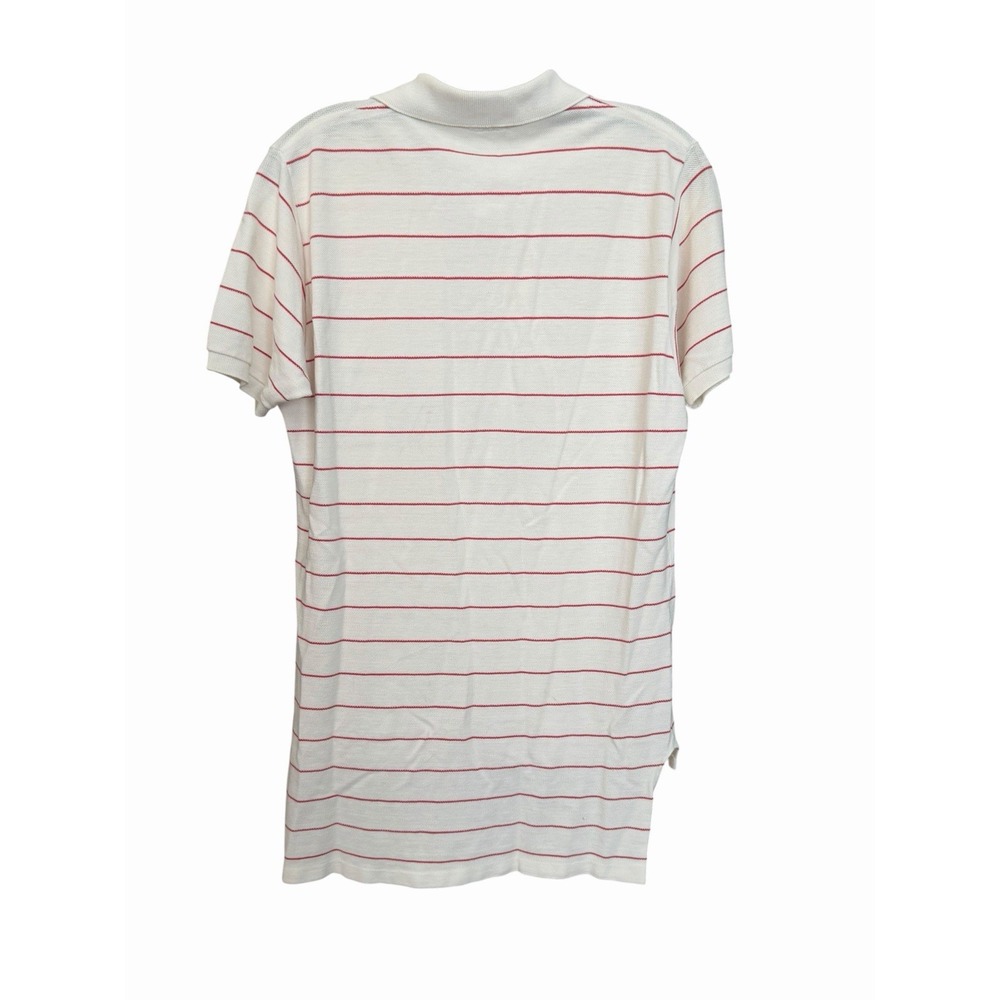 Chemise Lacoste Polo Shirt Vintage Small? Stripe Tennis Preppy 90s #ST13-2 - Picture 8 of 9